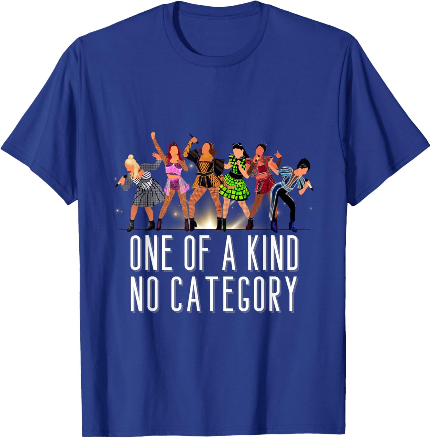 Six One of A Kind Musical Theatre Theater Musicals T-Shirt - T-Shirt | Royal