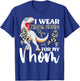 I Wear Zebra Stripe For My Mom Carcinoid Cancer Awareness T-Shirt - T-Shirt | Royal