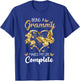 Being A Grammy Makes My Life Complete Announcement Funny T-Shirt - T-Shirt | Royal