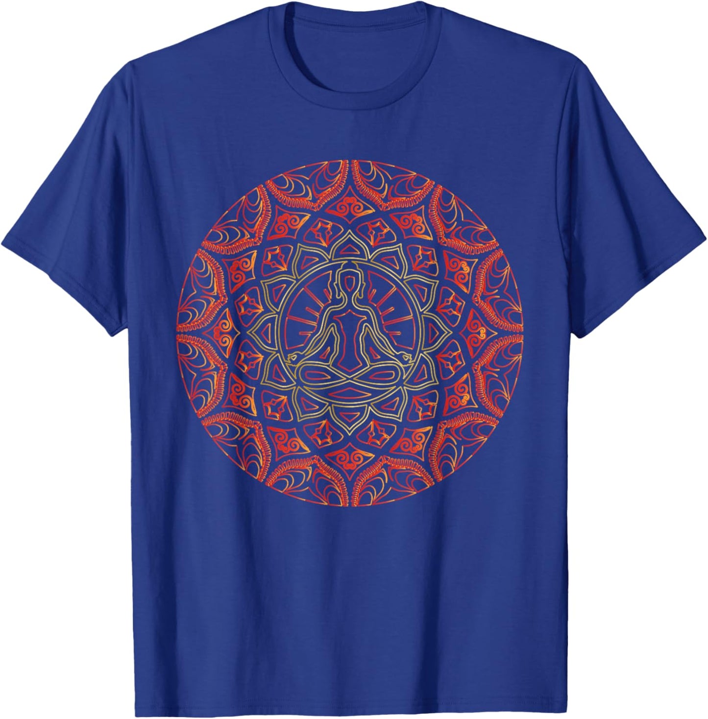 Buddha Mandala Sacred Geometry T-Shirt - T-Shirt | Royal