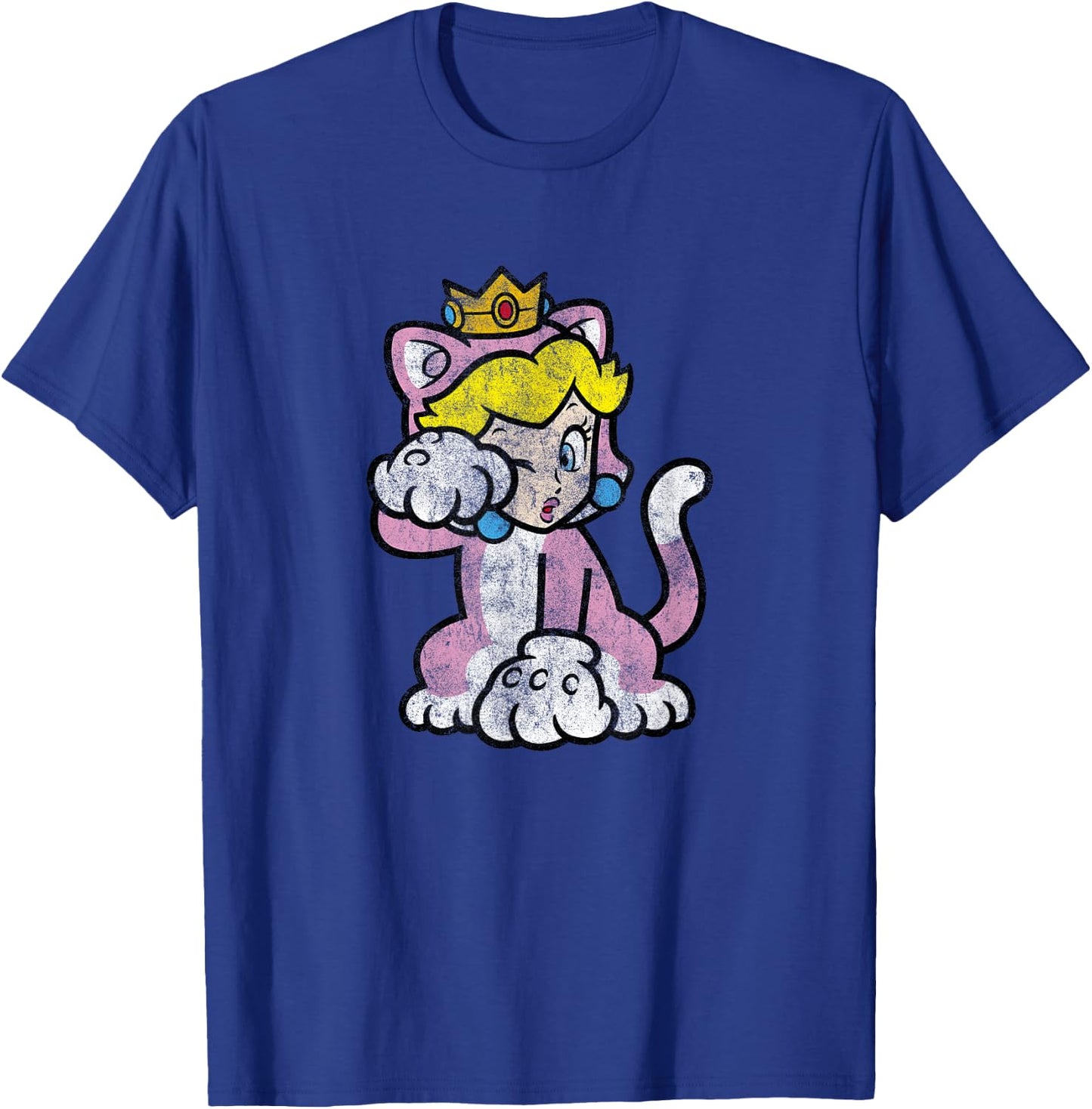 Super Mario 3D Bowser's Fury Princess Peach Cat Portrait T-Shirt - T-Shirt | Royal