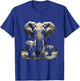 Elephant Family Elephant T-Shirt - T-Shirt | Royal