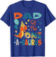 Dad Of The One-A-Saurus 2Nd Birthday Dinosaur Party T-Shirt - T-Shirt | Royal