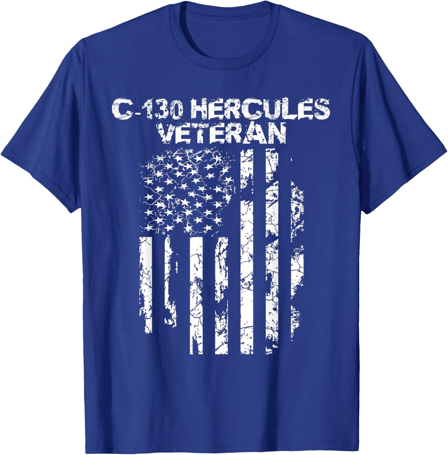 Military Co. C-130 Hercules - Black, Small T-Shirt - T-Shirt | Royal
