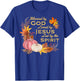 Blessed By God - Loved By Jesus, Fall Harvest T-Shirt - T-Shirt | Royal