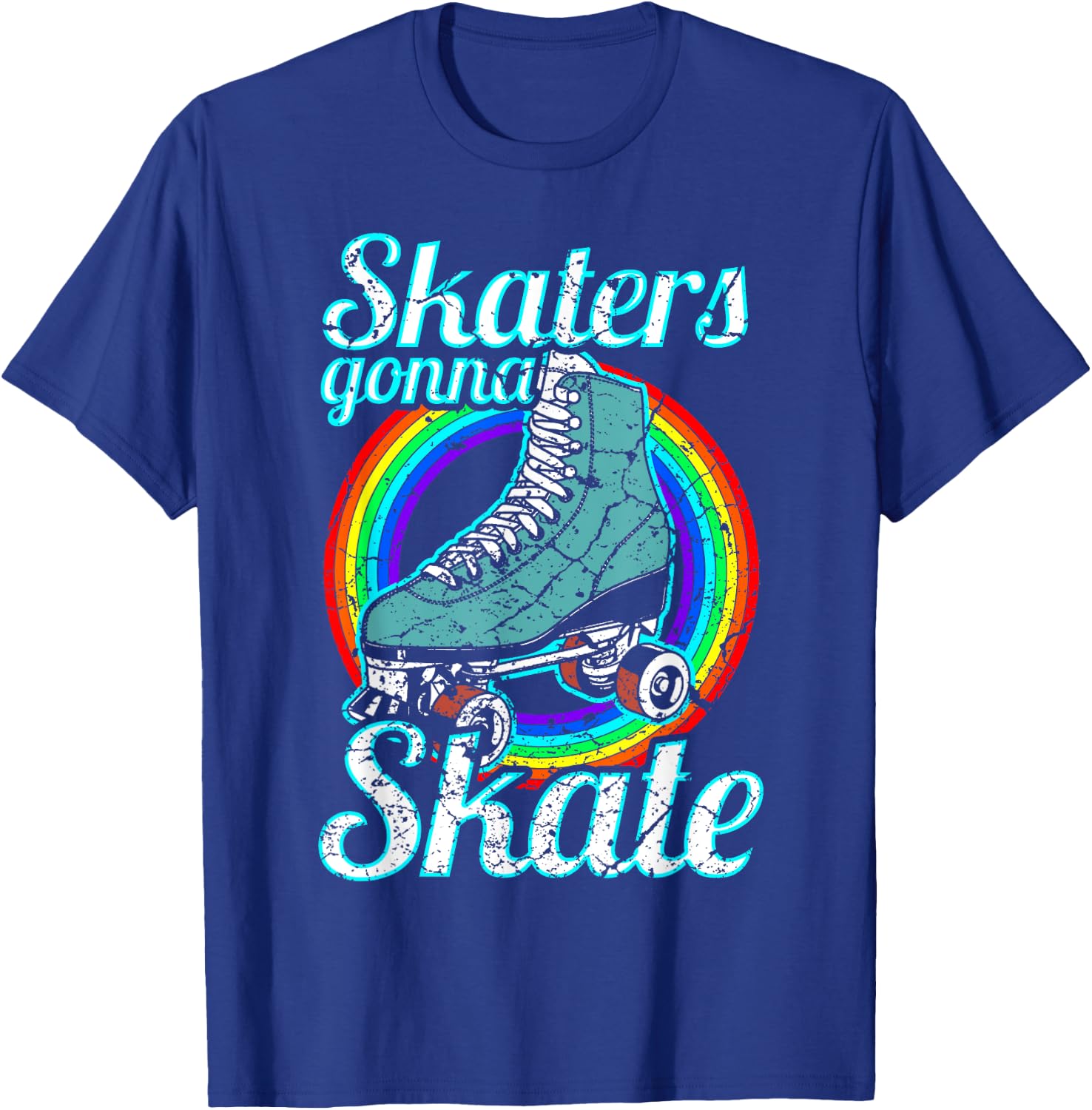 Retro Skaters Gonna Skate Roller Skate T-Shirt - T-Shirt | Royal