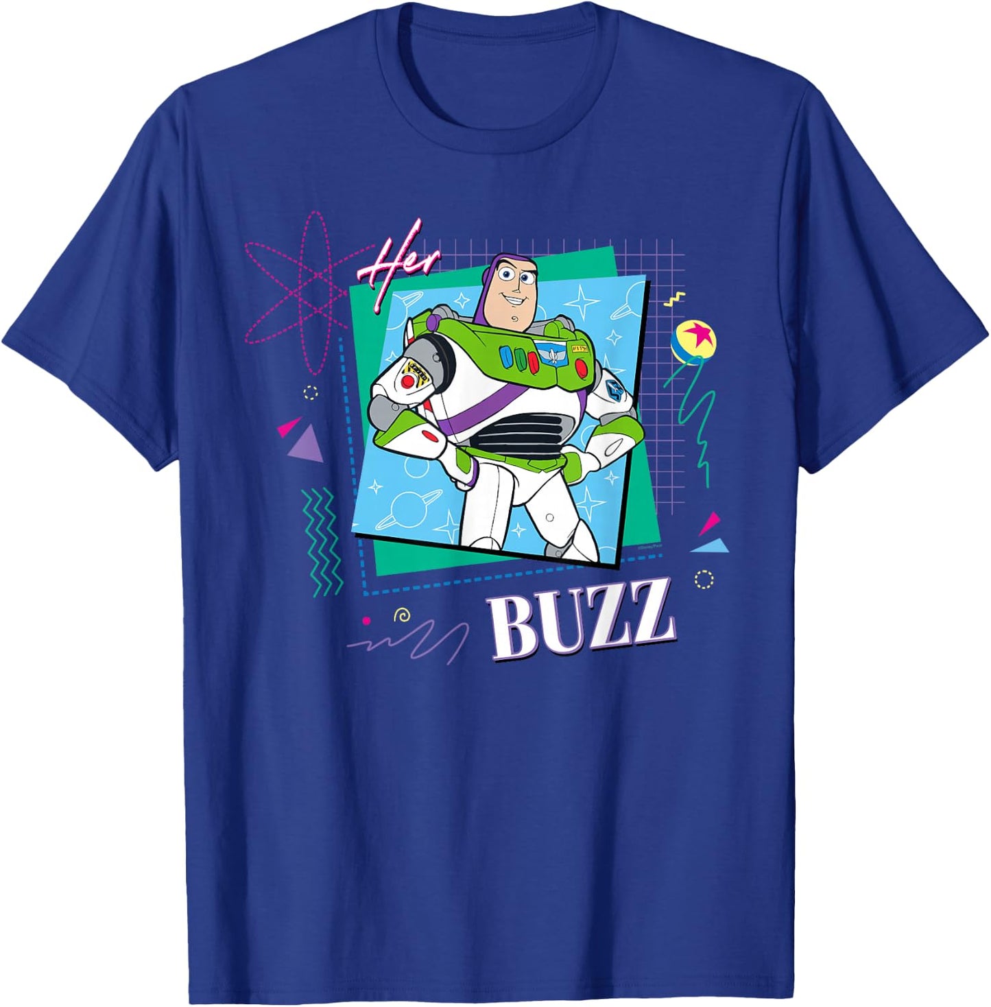 Disney and Pixar's Toy Story Couples Matching Her Buzz T-Shirt - T-Shirt | Royal