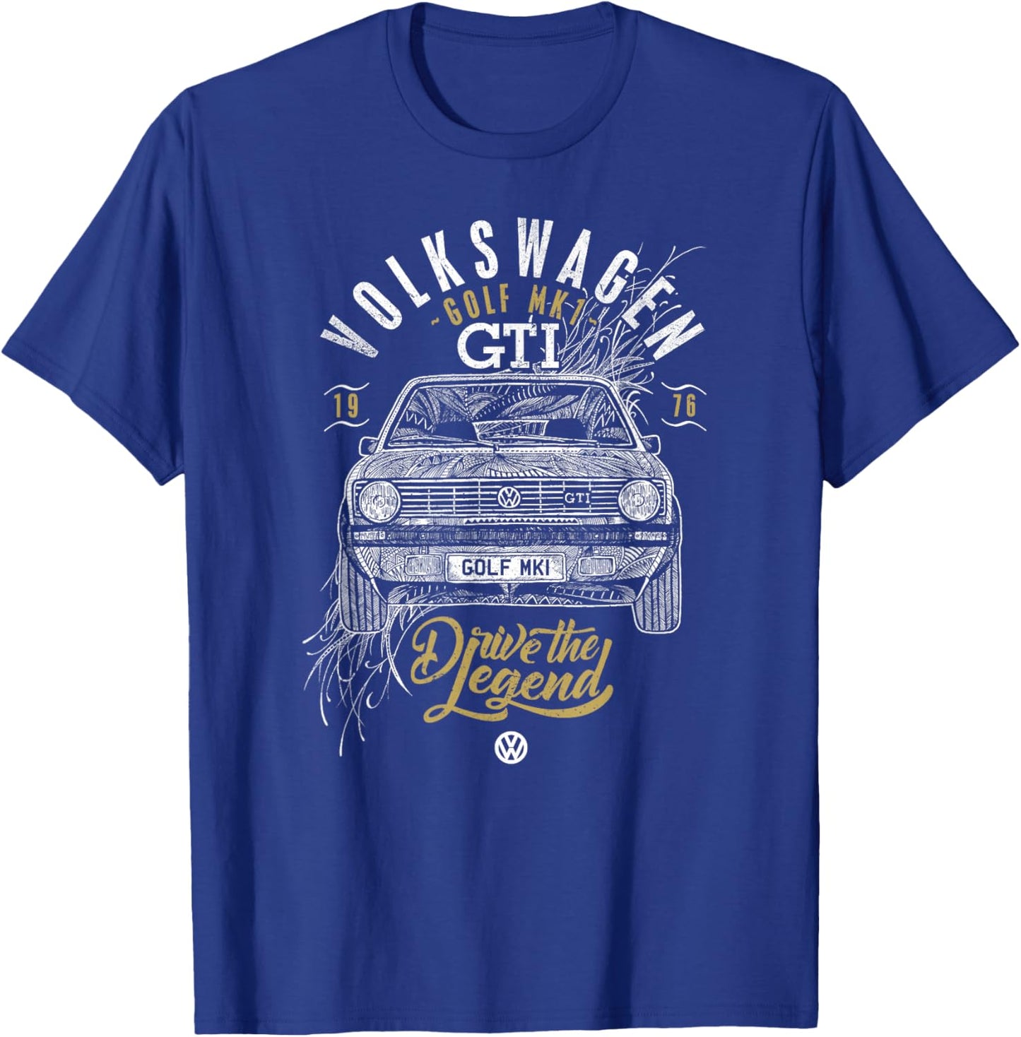 Volkswagen Golf GTI Drive The Legend T-Shirt - T-Shirt | Royal