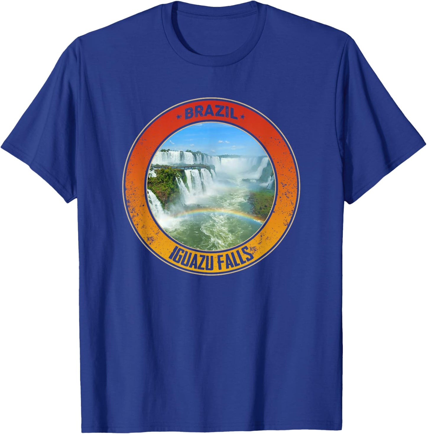Iguazu Falls - Brazil Travel T-Shirt - T-Shirt | Royal