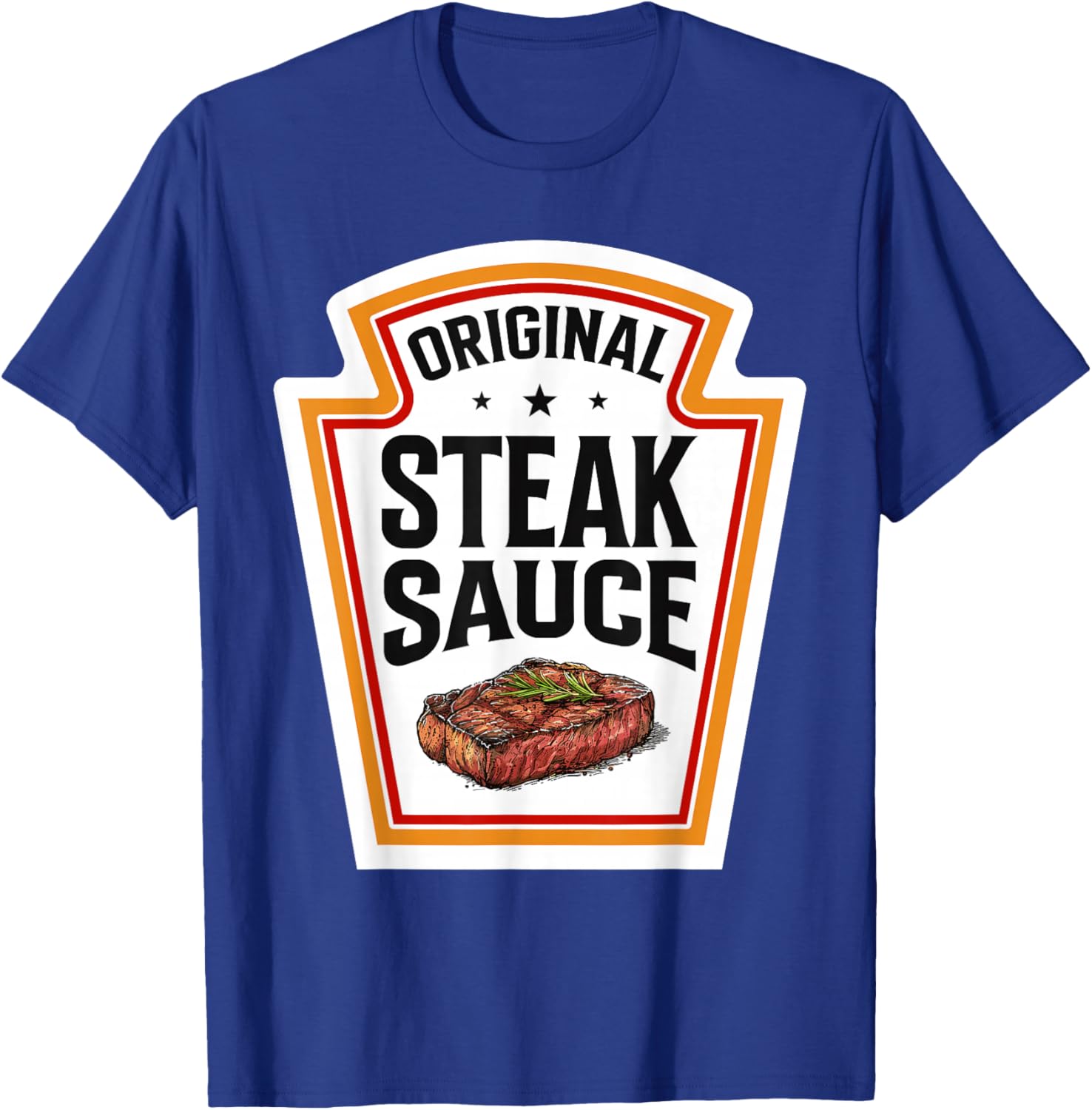 Original Steak Sauce Halloween Costume Family Group Matching T-Shirt - T-Shirt | Royal