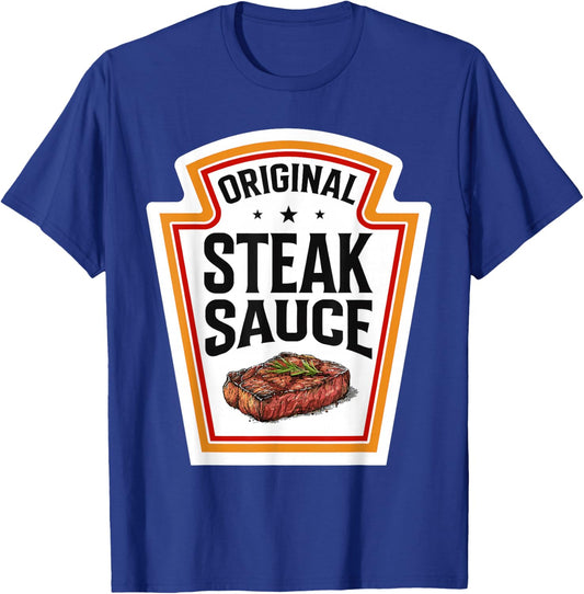 Original Steak Sauce Halloween Costume Family Group Matching T-Shirt - T-Shirt | Royal