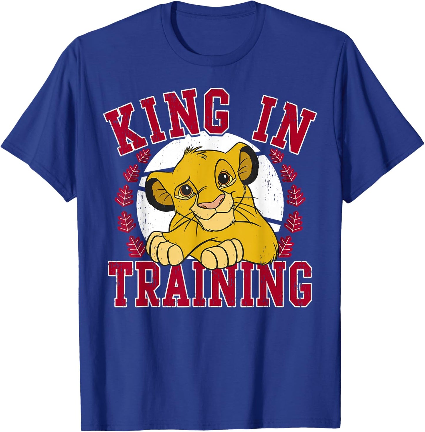 Disney Lion King Simba King In Training Circle Portrait T-Shirt - T-Shirt | Royal