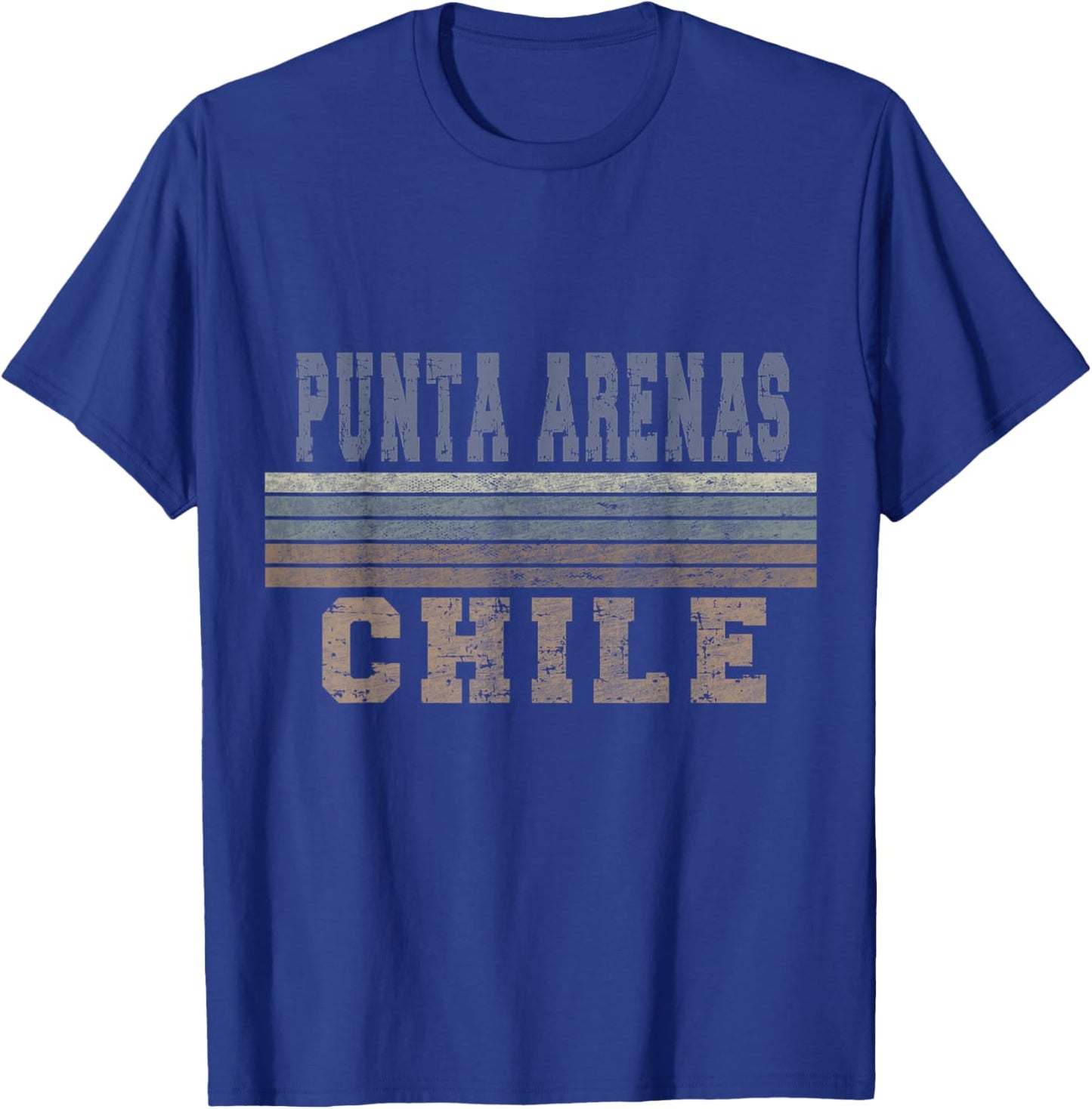 Retro Punta Arenas Chile T-Shirt - T-Shirt | Royal