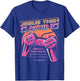 Jesus Then Gaming Gamer Christian Boys Video Game Controller T-Shirt - T-Shirt | Royal