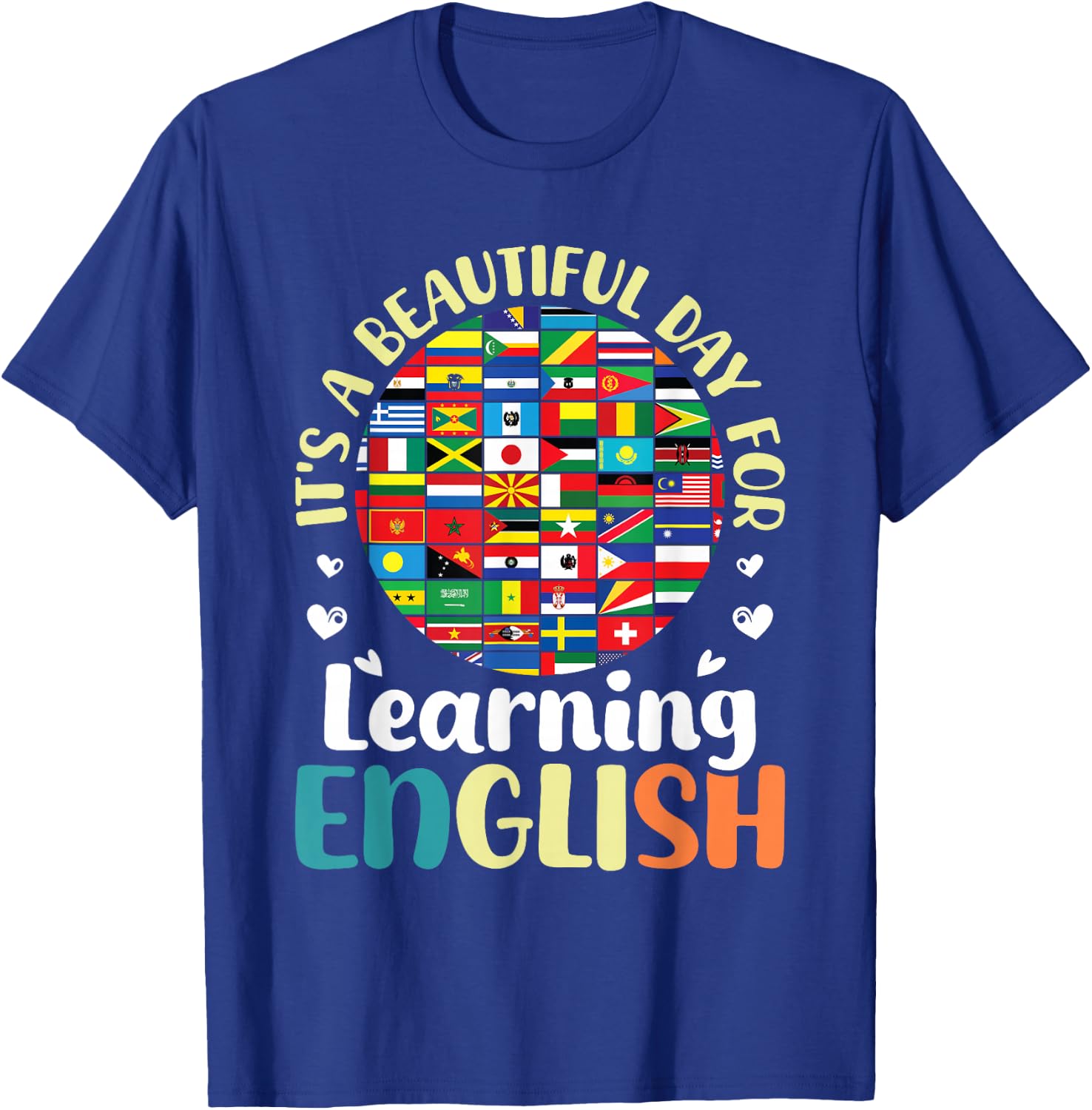 ELL Teacher Outfits for English Language ELL Teacher T-Shirt - T-Shirt | Royal