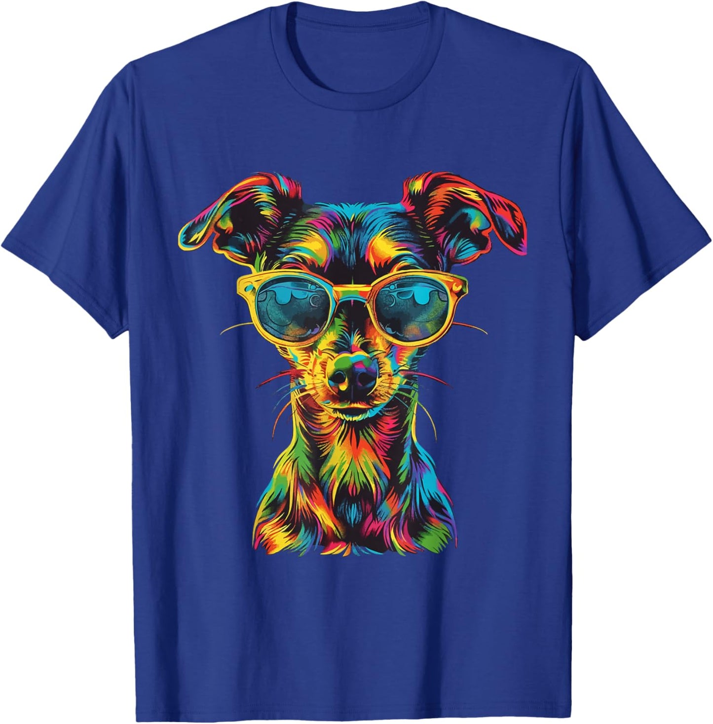 Chiweenie Lovers Design Pop Art Funny Chiweenie Dog T-Shirt - T-Shirt | Royal