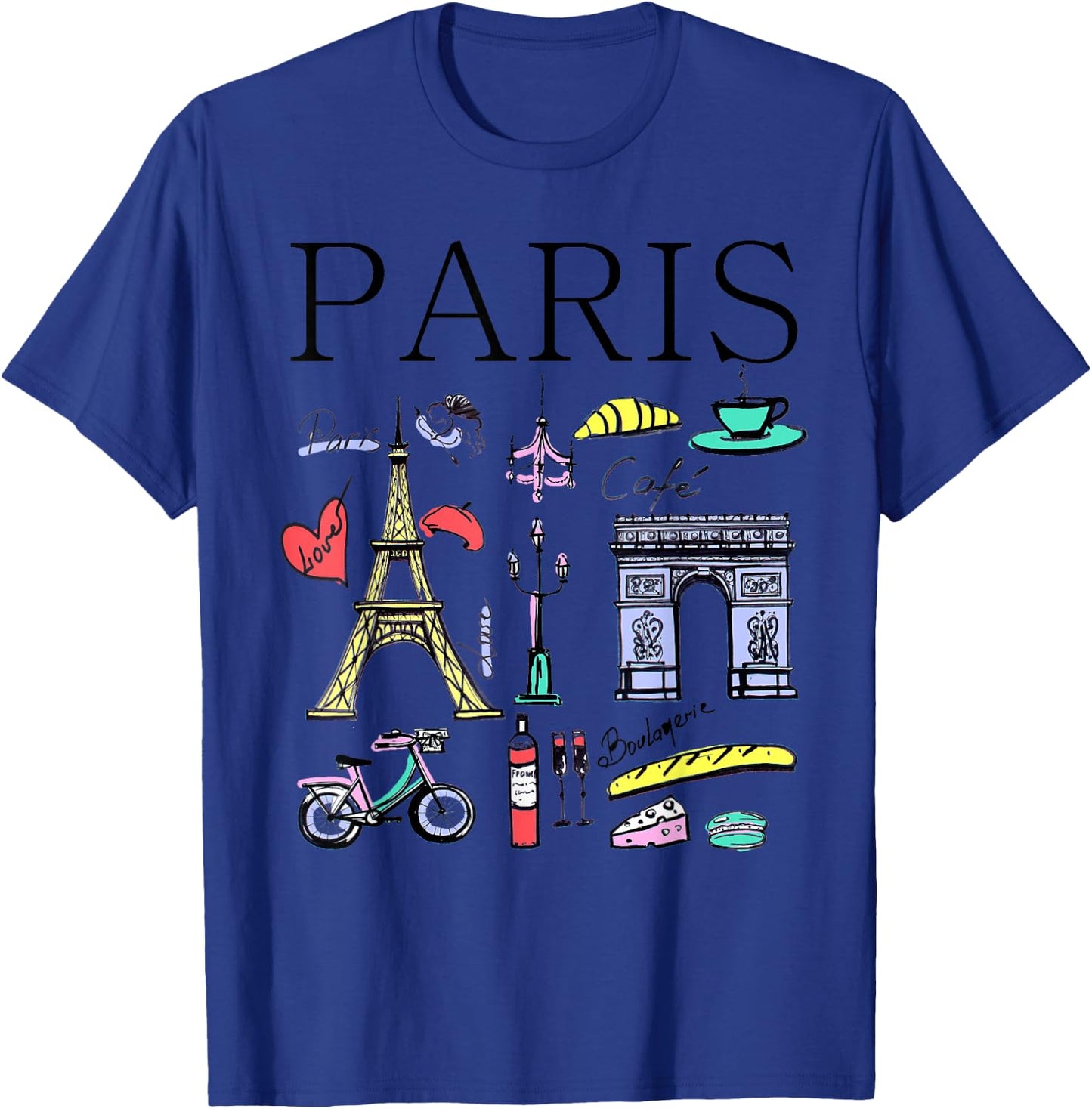 Paris Woman Woman Paris T-Shirt - T-Shirt | Royal