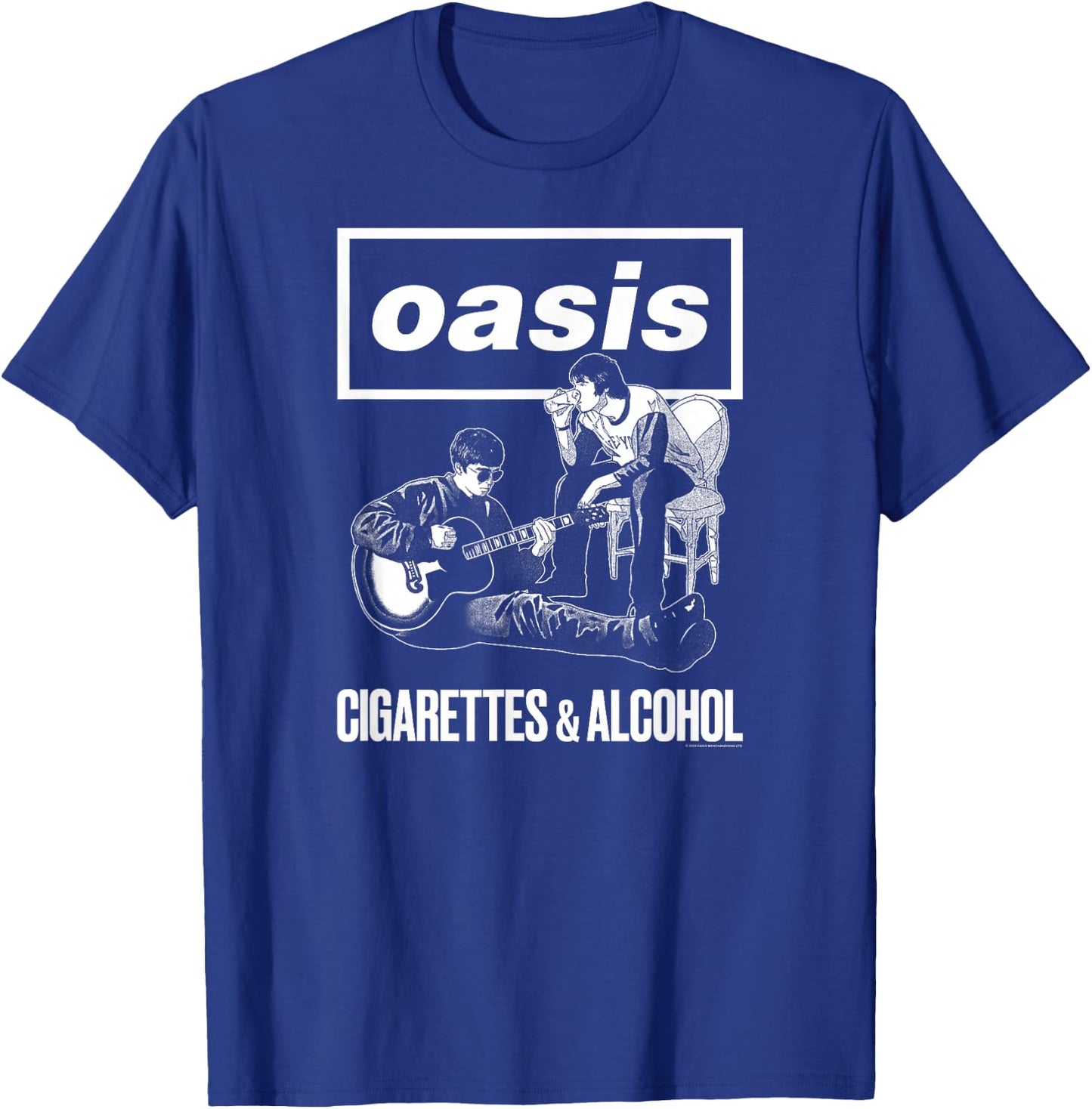 Oasis – Cigarettes and Alcohol T-Shirt - T-Shirt | Royal