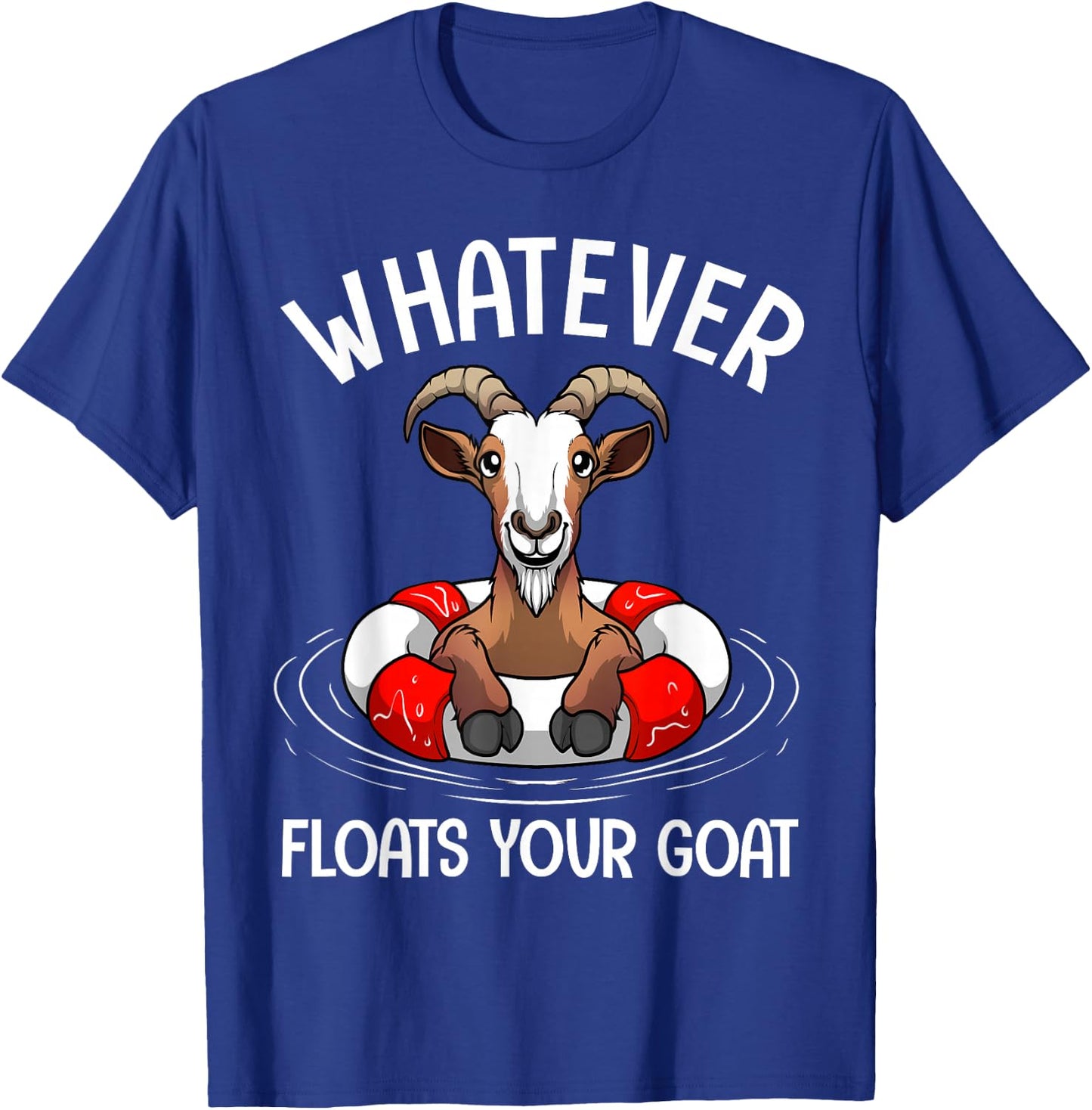 Cute Goat Design Women Kids Animal Farmer Goat Lover T-Shirt - T-Shirt | Royal