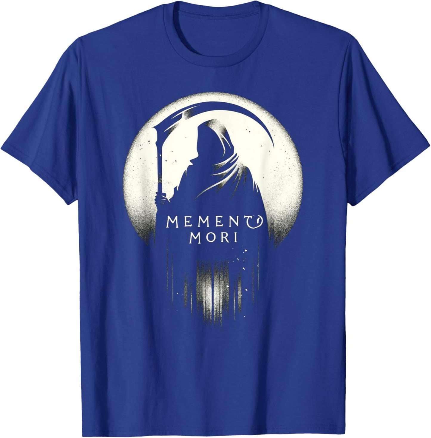 Memento Mori - Latin Remember You Must Die with Grim Reaper T-Shirt - T-Shirt | Royal