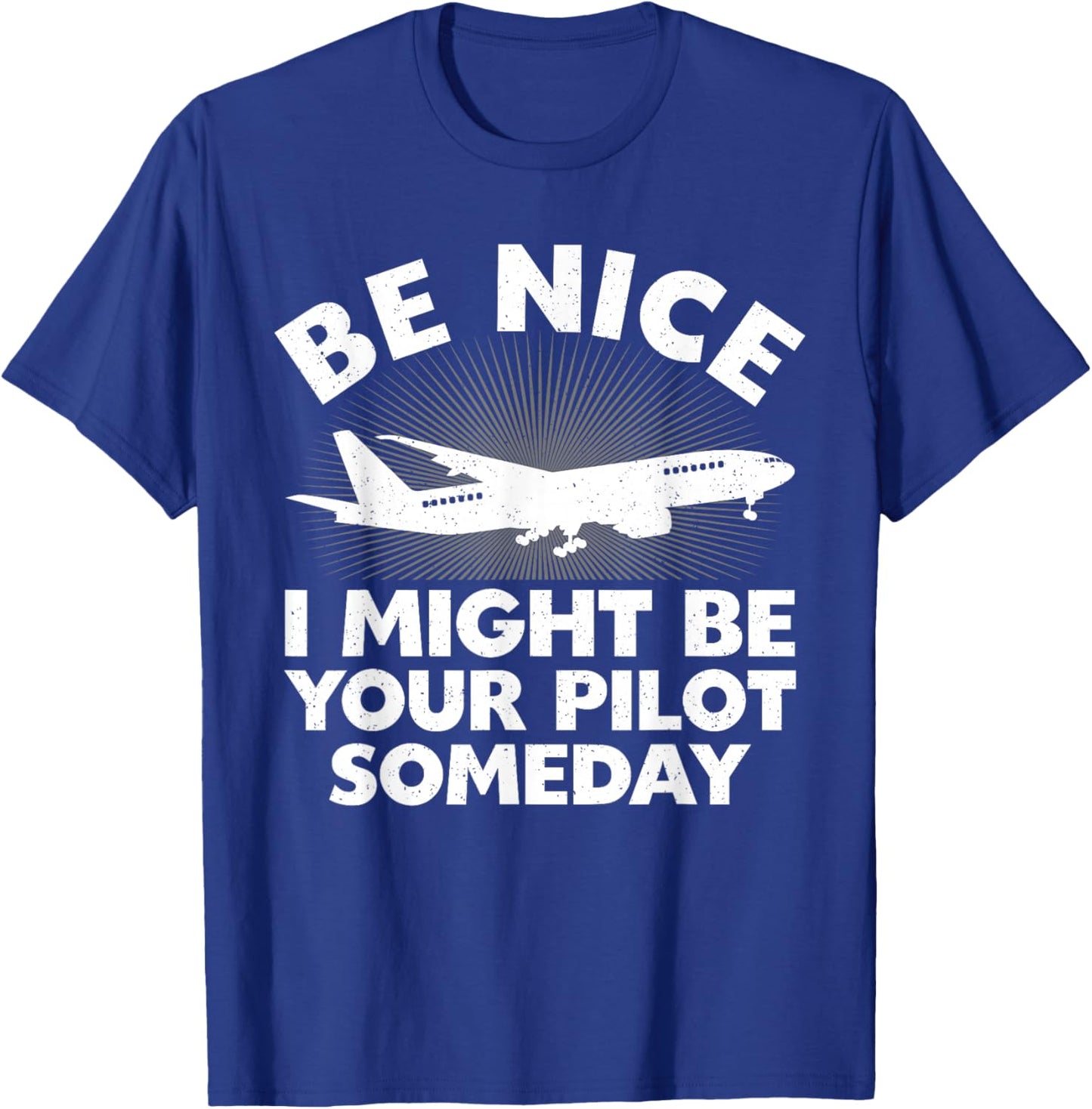 Funny Pilot Design Women Aviation Airplane Pilot T-Shirt - T-Shirt | Royal