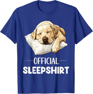 Official Labrador Sleepshirt Cute Lab Dog Lover Sleepwear T-Shirt - T-Shirt | Royal