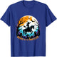 Spooky Halloween Witch Horse Riding Brooms Are For Amateurs T-Shirt - T-Shirt | Royal