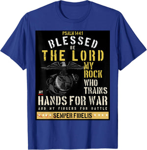 Psalm 144:1 T-Shirt - T-Shirt | Royal