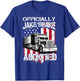 Trucker Officially Jake Brake Addicted Truck Driver T-Shirt - T-Shirt | Royal