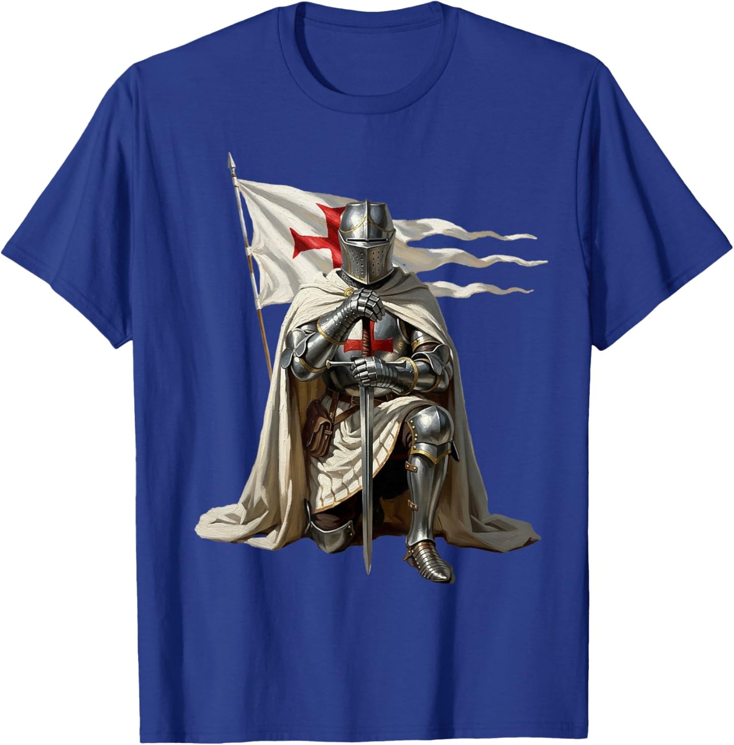 Knight Templar Saint Crusader T-Shirt - T-Shirt | Royal