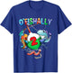 O'Fishally 2 Years Old 2nd Birthday Fishing Little Fisherman T-Shirt - T-Shirt | Royal