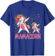 Mamacorn Unicorn Mom Baby Funny Mother's Day T-Shirt - T-Shirt | Royal