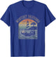 Retro Monterey California Drawing Art Design T-Shirt - T-Shirt | Royal
