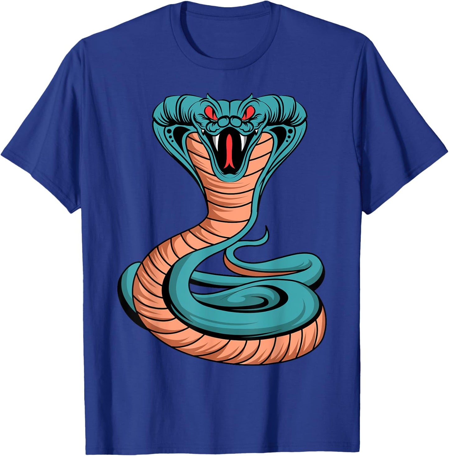 Cobra King Venomous Snake Poisonous Reptile Lover T-Shirt - T-Shirt | Royal