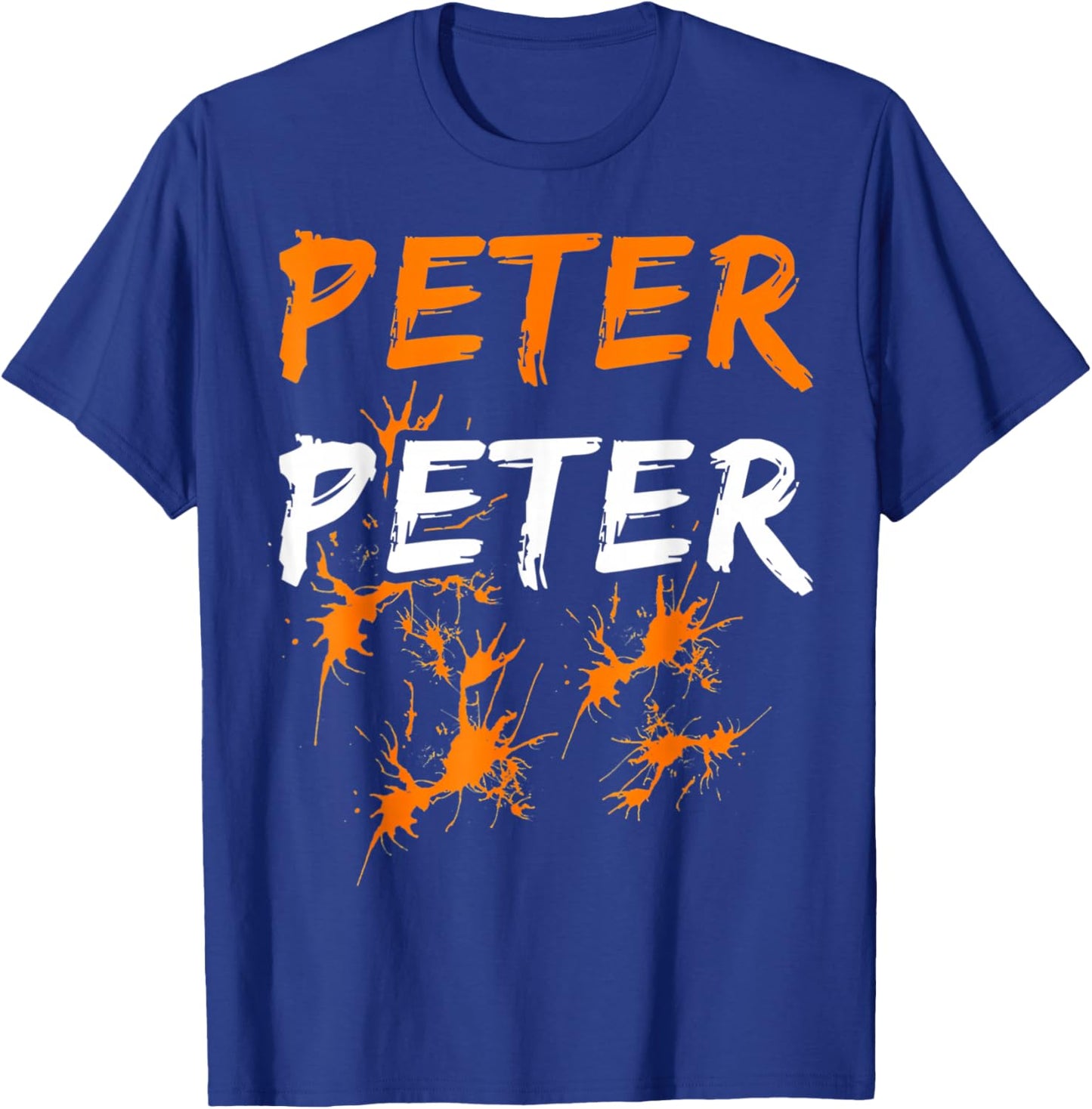 Peter Pumpkin Costume Eater For Couples Matching Halloween T-Shirt - T-Shirt | Royal