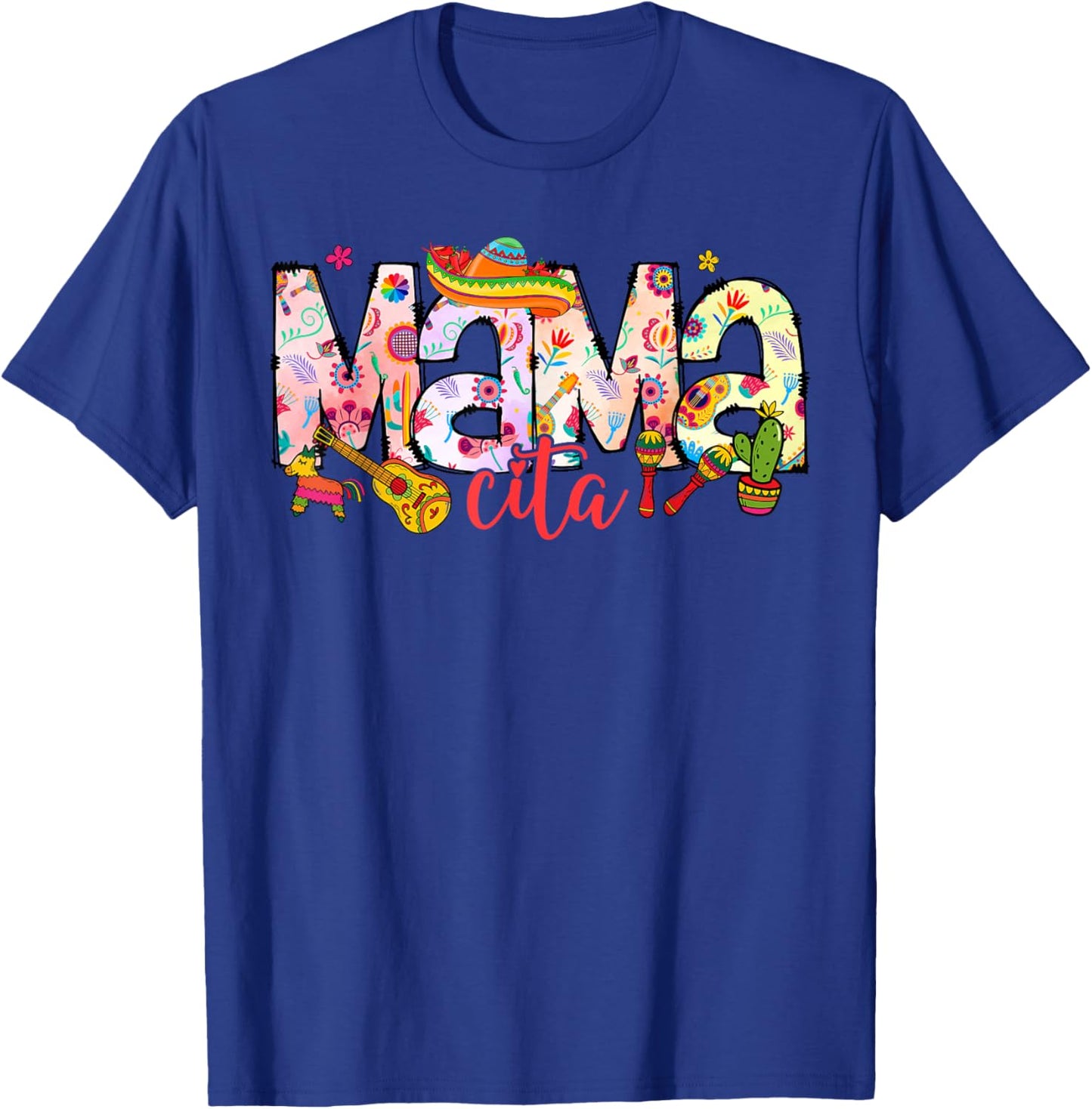 Cinco de Mayo Family Matching Shirt, Mamacita Papacito Shirt T-Shirt - T-Shirt | Royal