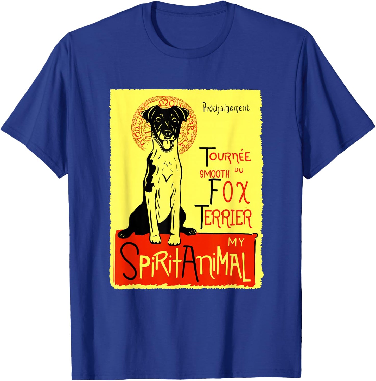 Cute Smooth Haired Fox Terrier Dog Smooth Fox Terrier Gift T-Shirt - T-Shirt | Royal