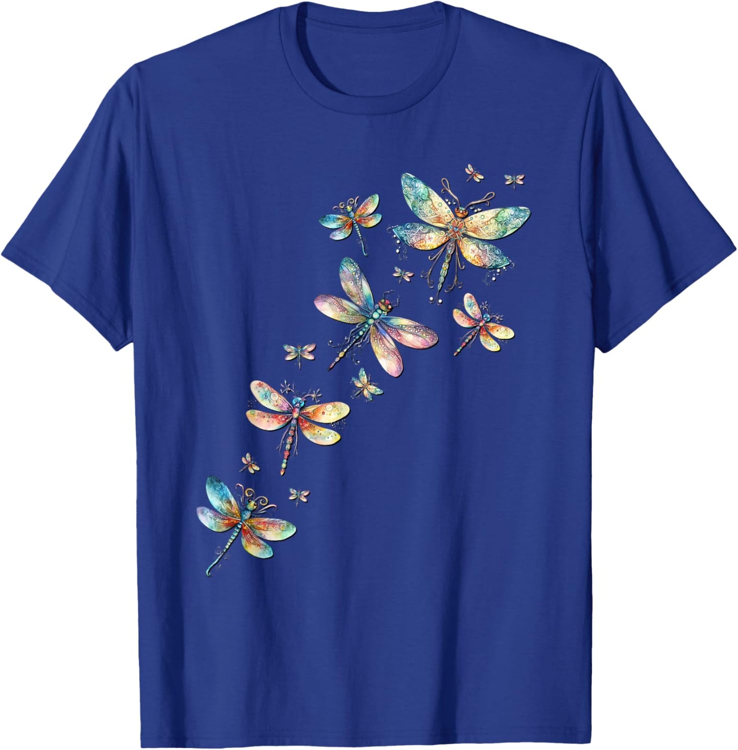 Dragonfly Accessories Cute Summer Dragonflies T-Shirt - T-Shirt | Royal