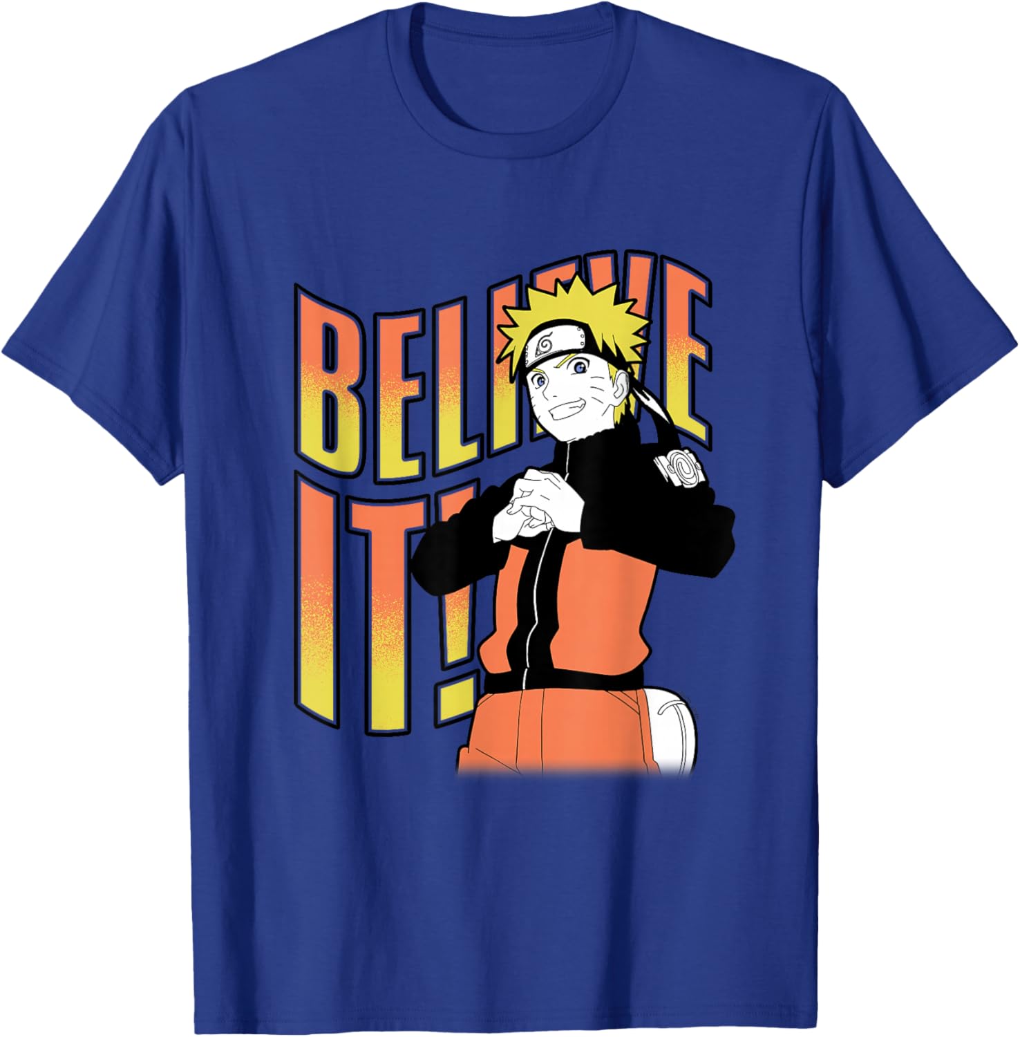Naruto Shippuden Believe It Pose Anime T-Shirt - T-Shirt | Royal