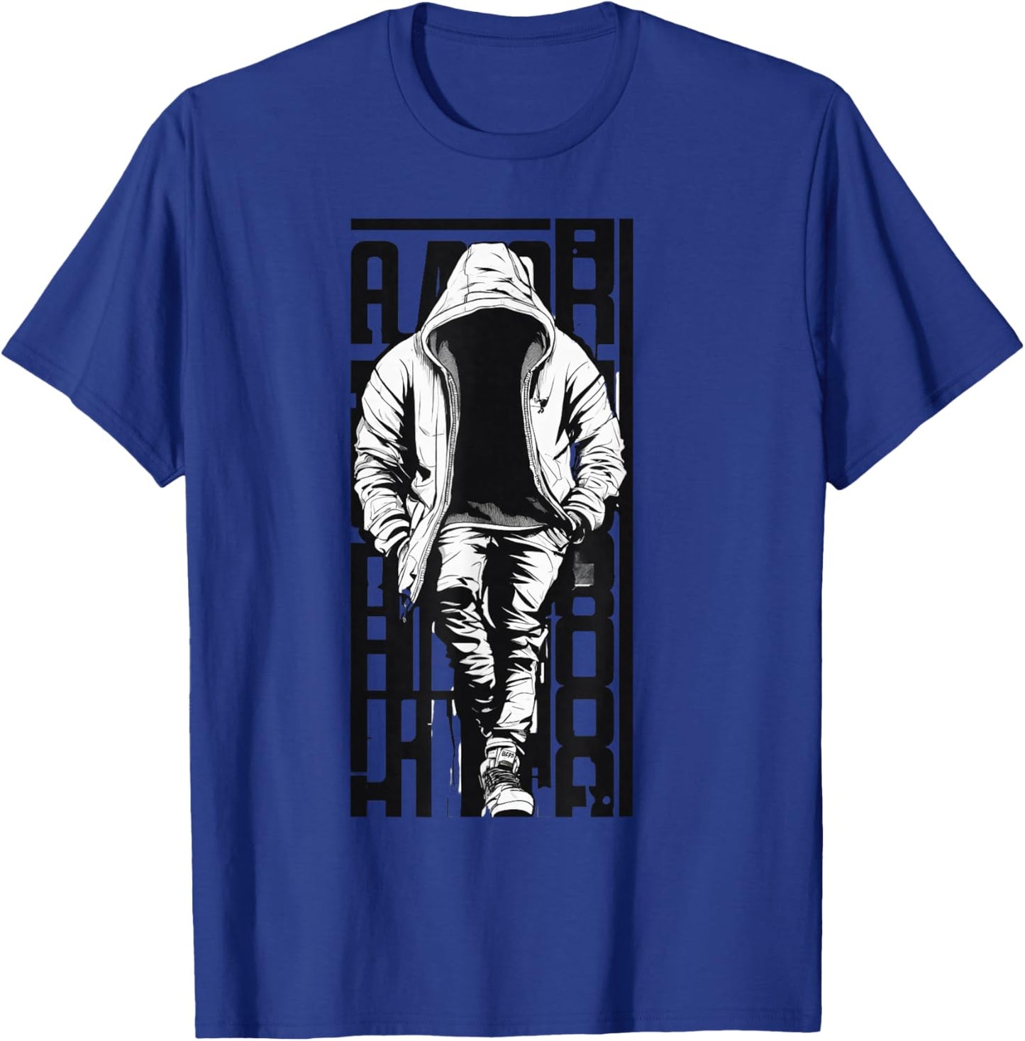 Rapper Graphic Hip Hop T Shirt Streetwear Men T-Shirt - T-Shirt | Royal