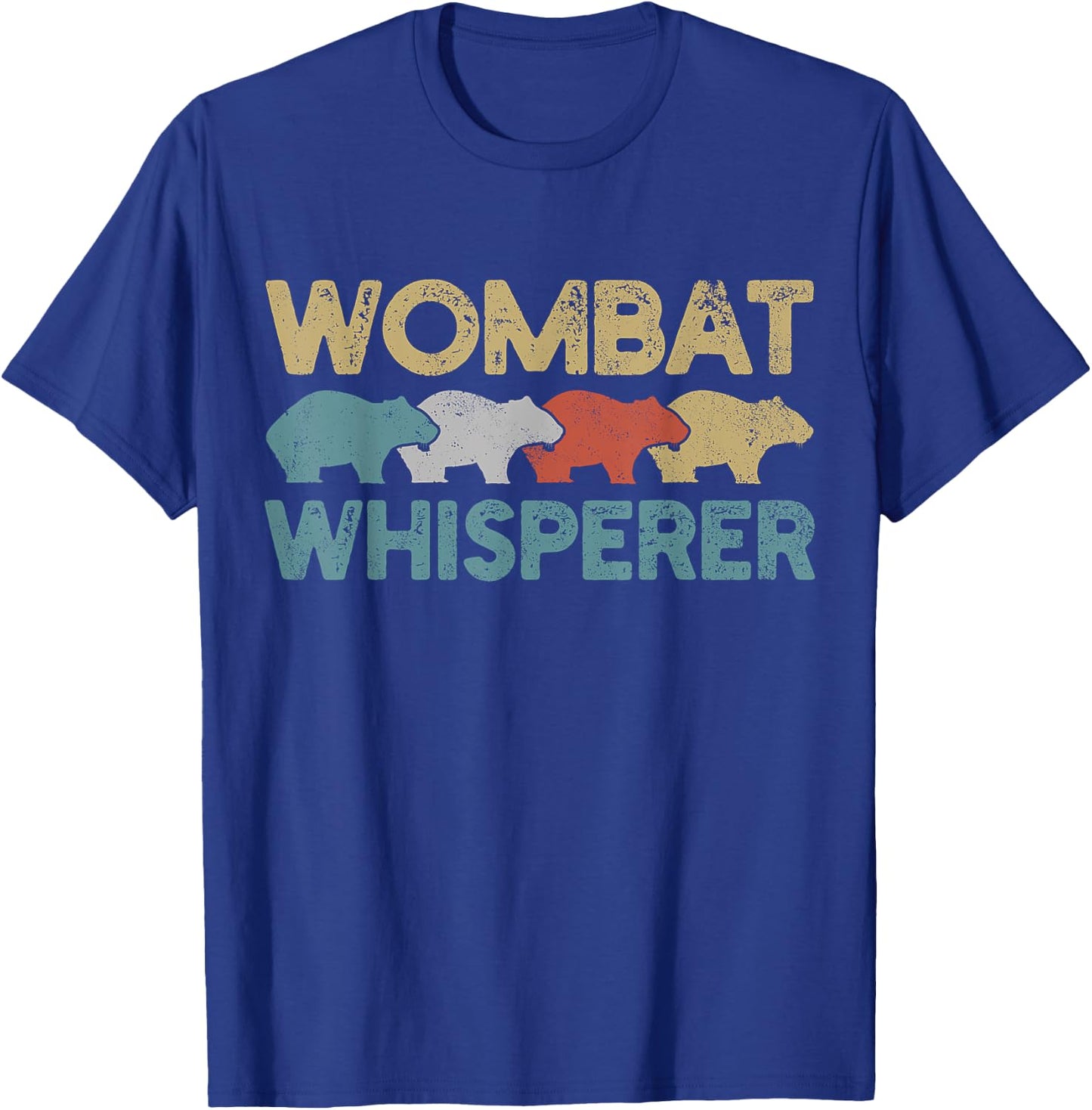 Wombat Retro T-Shirt - T-Shirt | Royal