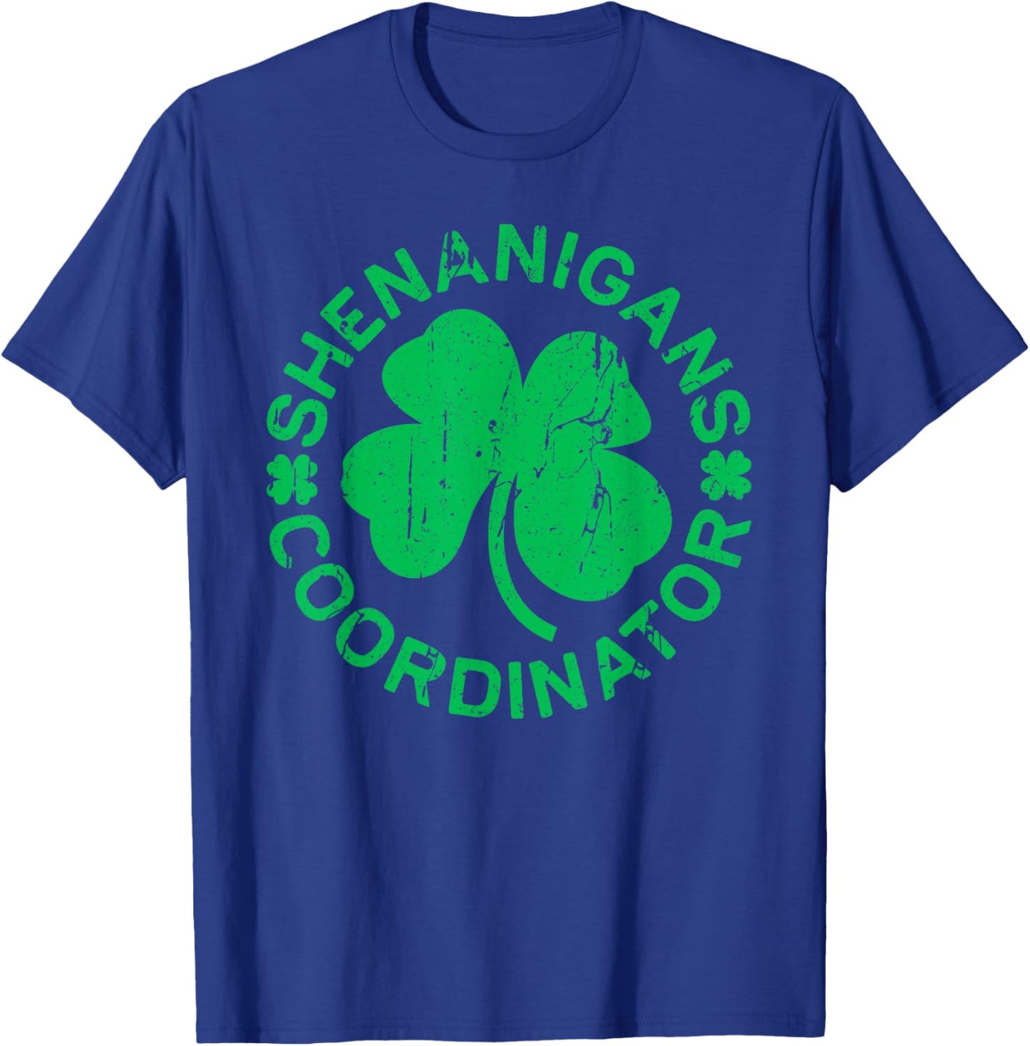 Shenanigans Coordinator Shirt Men Women Kids St Patricks Day T-Shirt - T-Shirt | Royal