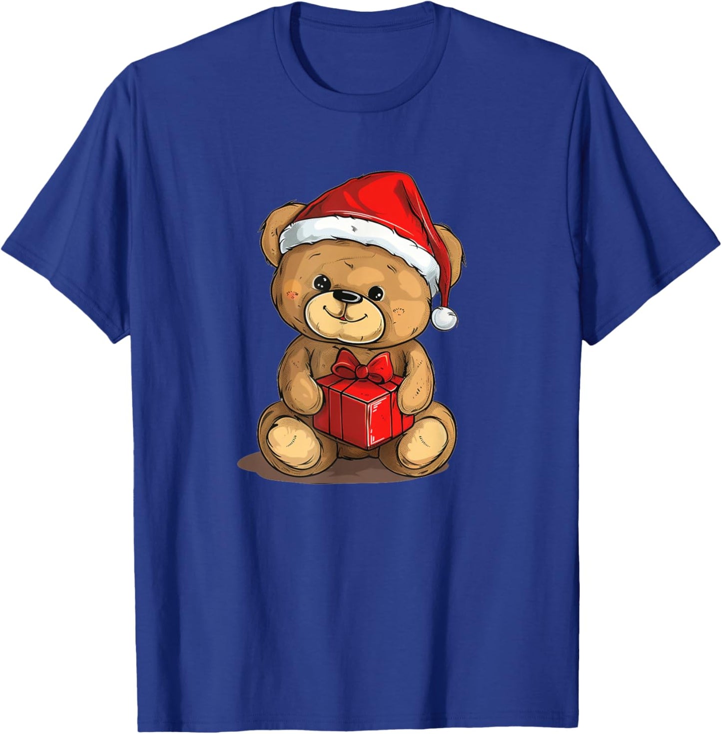 Cute Christmas Teddy Bear Costume for Festive Season T-Shirt - T-Shirt | Royal