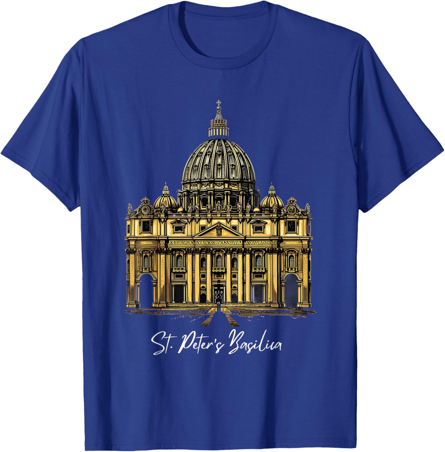 St. Peter's Basilica Catedral Vatican Rome T-Shirt - T-Shirt | Royal