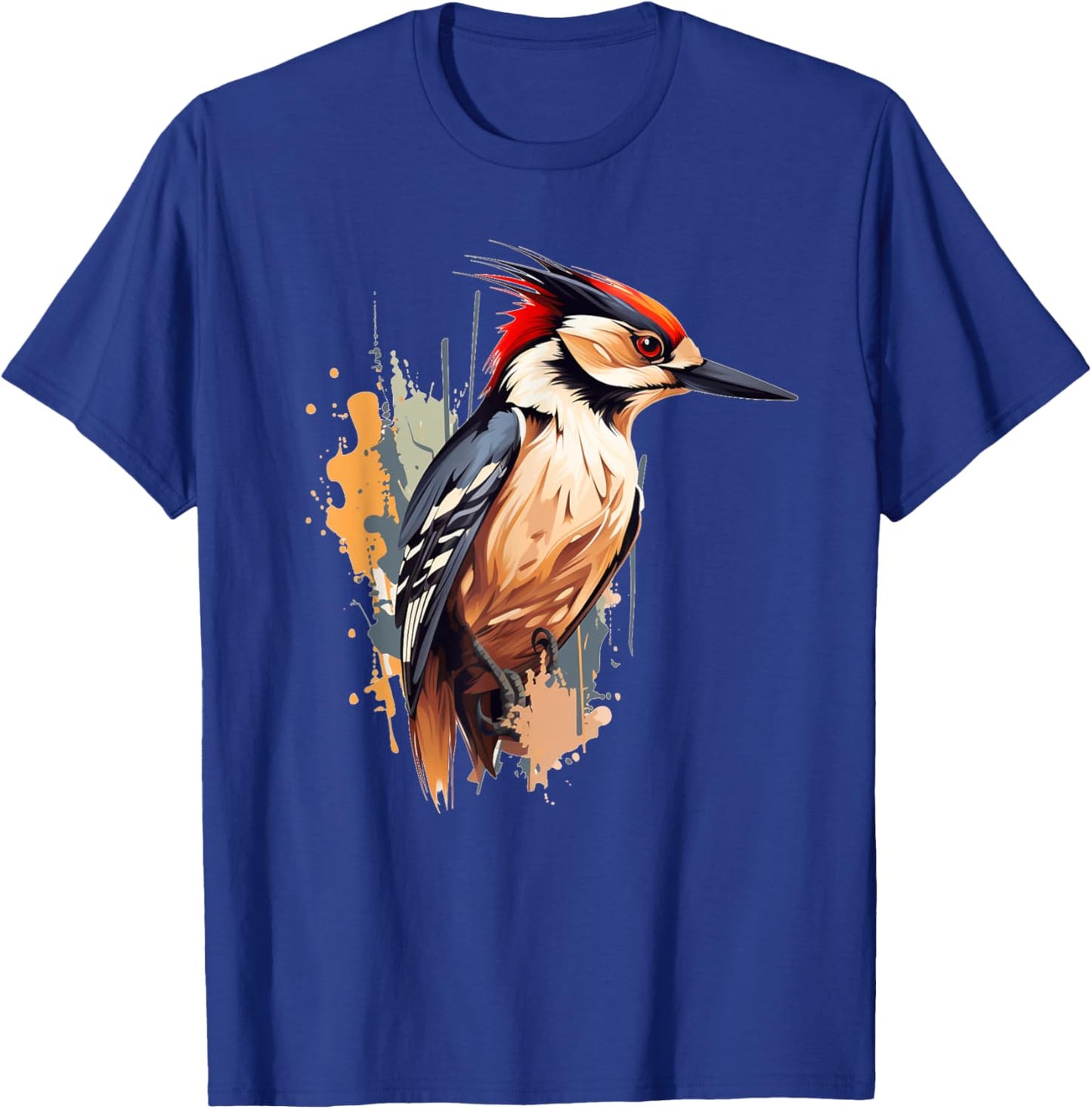 Funny Hobby Bird watching for Woodpecker and Birds Lovers T-Shirt - T-Shirt | Royal