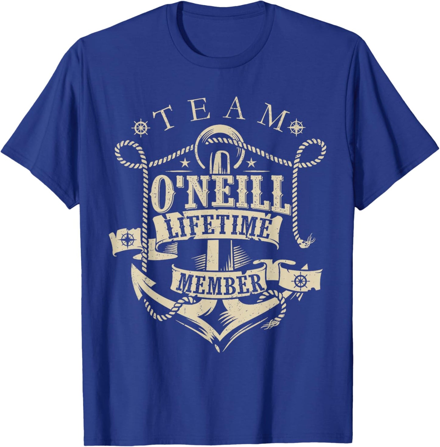 Team O’NEILL Lifetime Member Vintage O’NEILL Family Name T-Shirt - T-Shirt | Royal