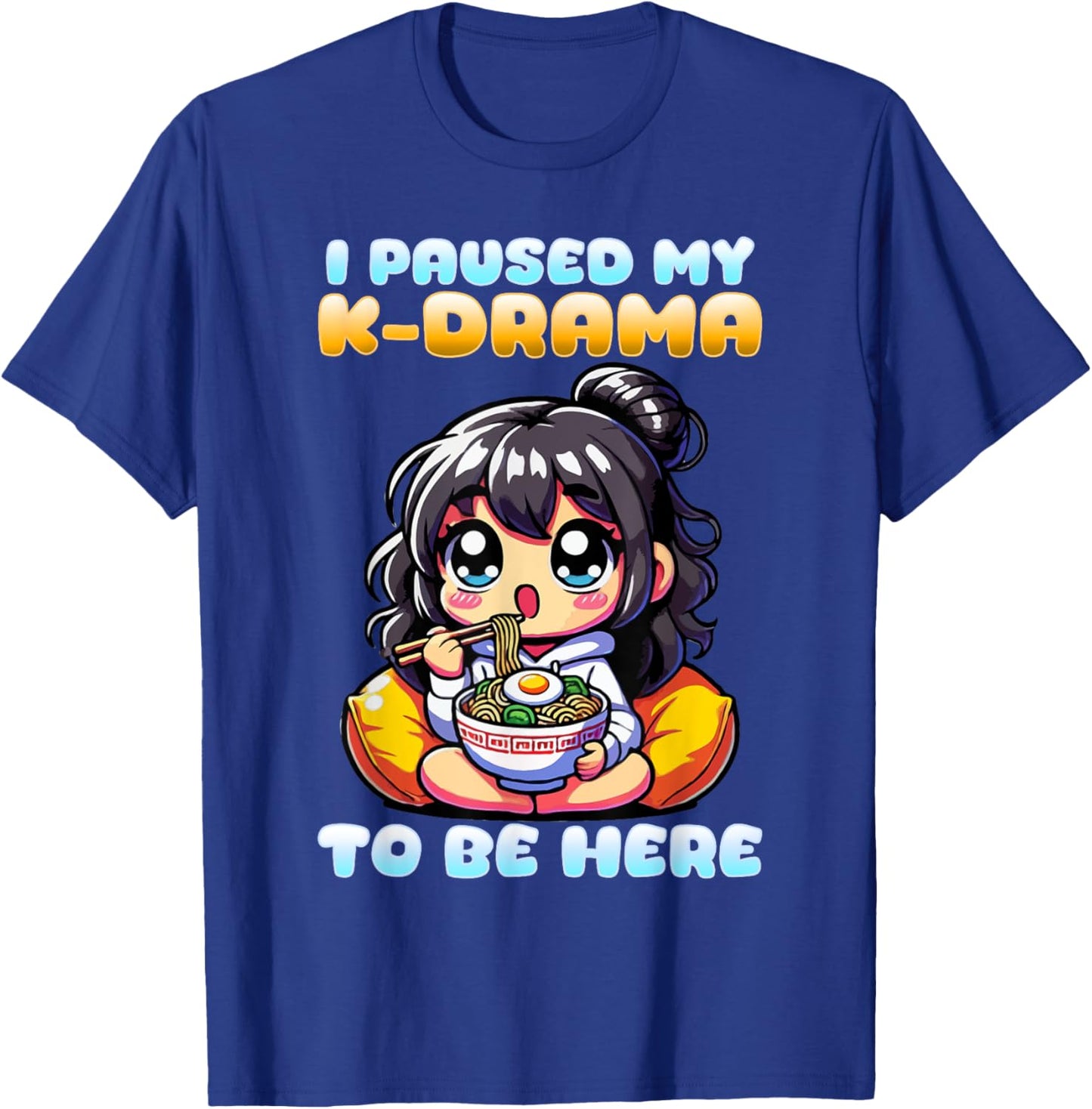 I Paused My K-Drama To Be Here I Finger Heart I Korean Music T-Shirt - T-Shirt | Royal