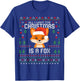 All I Want for Christmas is A Fox Ugly Xmas Sweater Foxes T-Shirt - T-Shirt | Royal