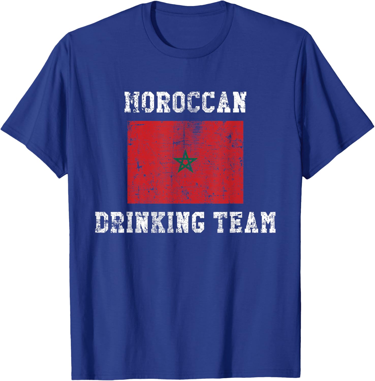 Moroccan Drinking Team Funny National Pride Gift T-Shirt - T-Shirt | Royal