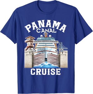 Panama Canal Cruise Transit Souvenir Commemorative Keepsake T-Shirt - T-Shirt | Royal